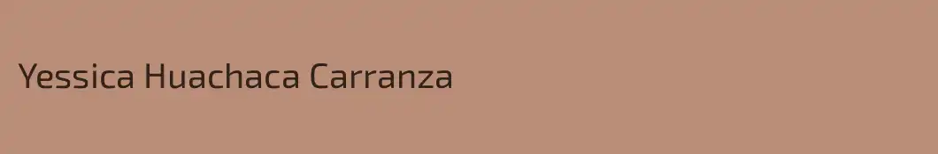 Yessica Huachaca Carranza